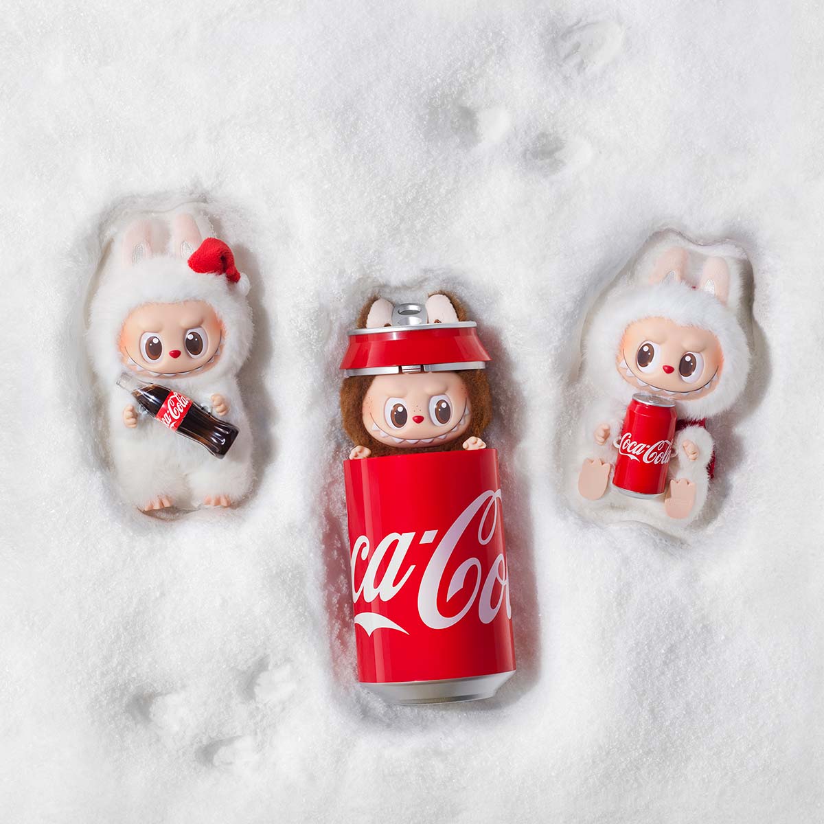 THE POPS MART COCA-COLA Vinyl Face Action Monster Figures Blind Box Collectible Toy Pack of 1